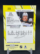 2023 UPPER DECK O-PEE-CHEE PLATINUM - NEON YELLOW SURGE - MARQUEE ROOKIE - P. MINTYUKOV -