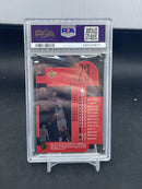 1996 UPPER DECK 3 - STAR FOCUS - M. JORDAN - 23 - PSA 7