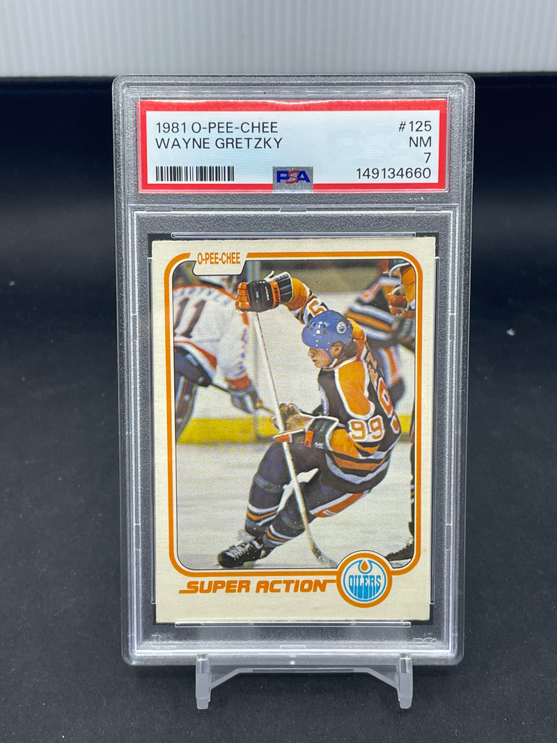 1981 O-PEE-CHEE - SUPER ACTION - W. GRETZKY -