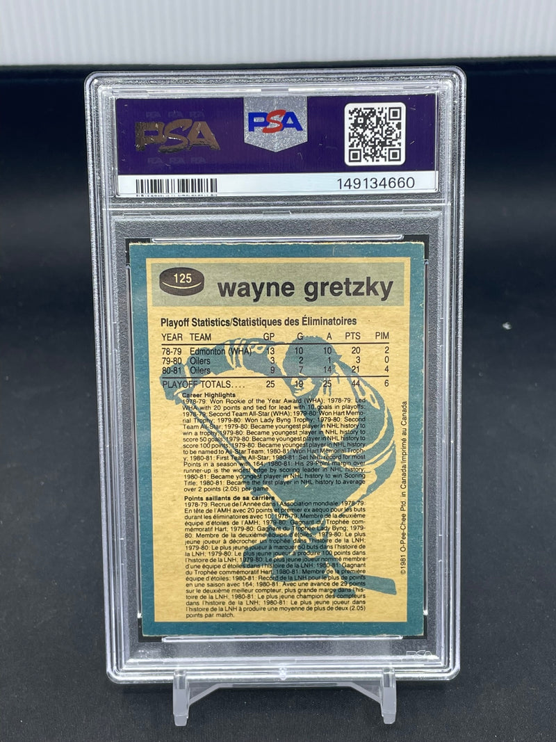1981 O-PEE-CHEE - SUPER ACTION - W. GRETZKY -