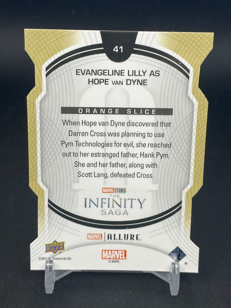 2022 UPPER DECK ALLURE MARVEL - ORANGE SLICE - HOPE VAN DYNE -