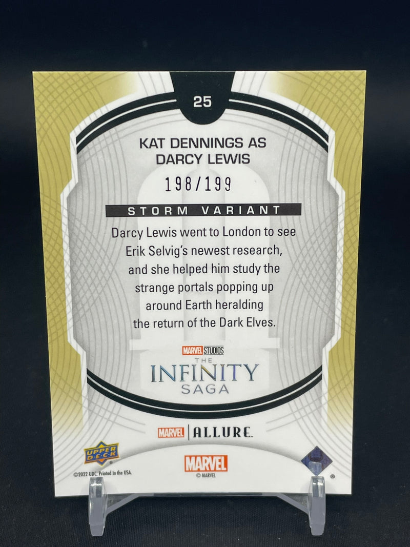 2022 UPPER DECK MARVEL ALLURE - STORM VARIANT - DARCY LEWIS - #25 - #'D/199