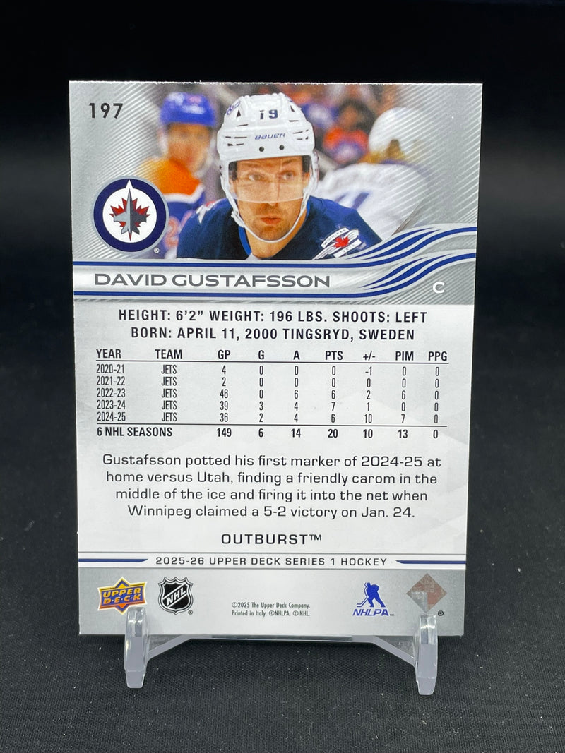 2025 UPPER DECK SERIES ONE - OUTBURST - D. GUSTAVSSON -