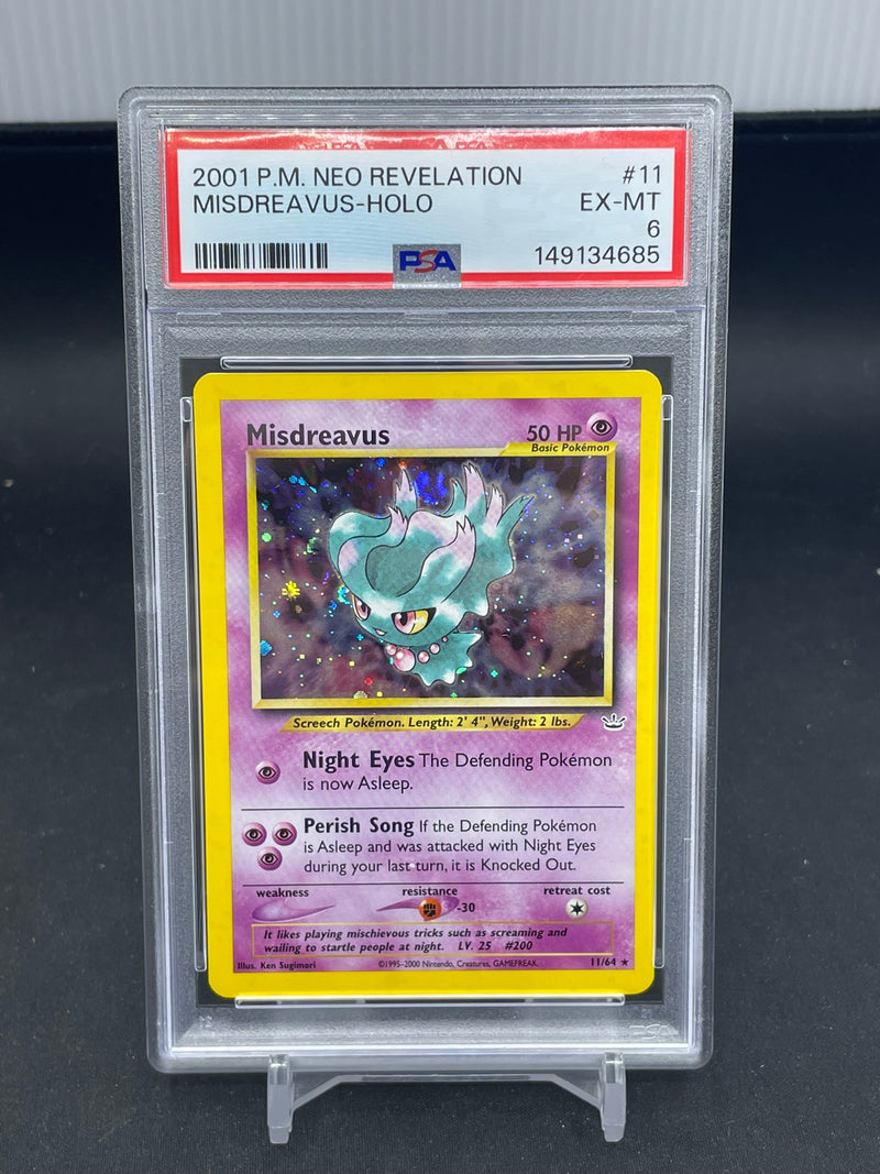 POKEMON - NEO REVELATION - MISDREAVUS - HOLO -