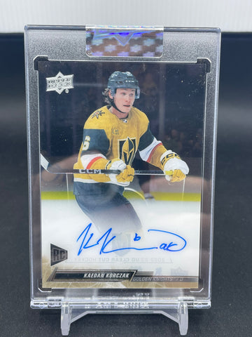 2022 UPPER DECK CLEAR CUT - CLEAR CUT - K. KORCZAK - #CC-KK - AUTOGRAPH - RC