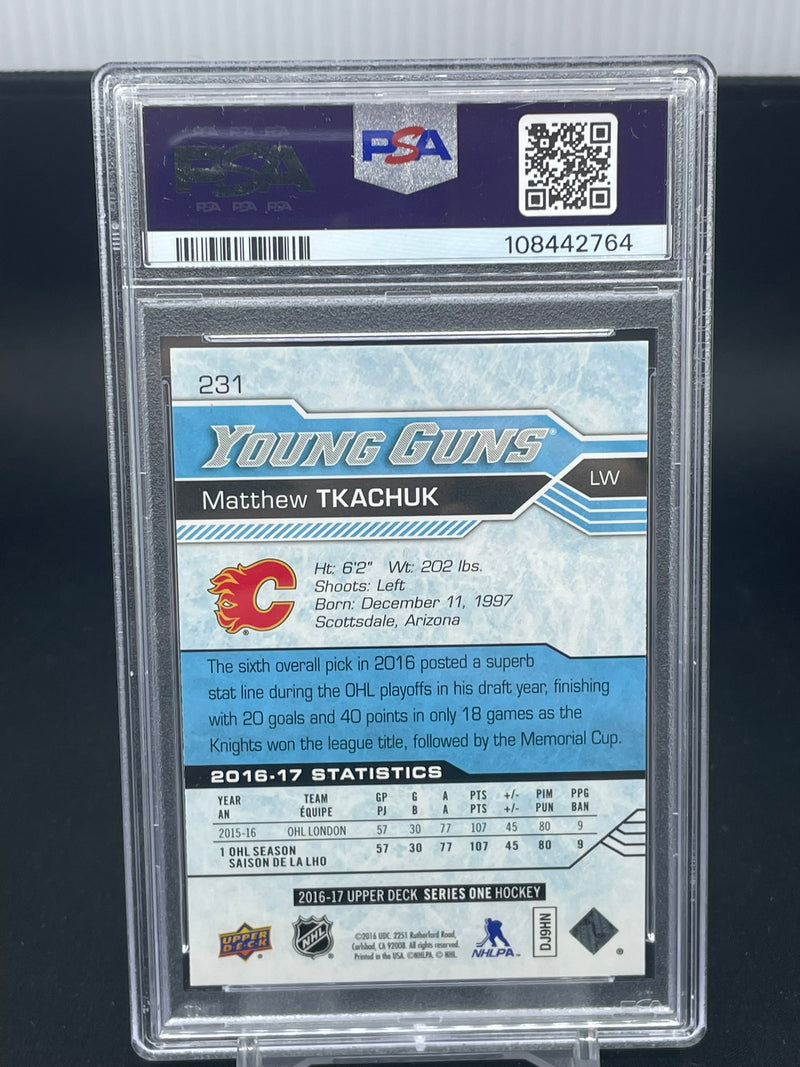 2016 UPPER DECK SERIES ONE - YOUNG GUNS - M. TKACHUK -