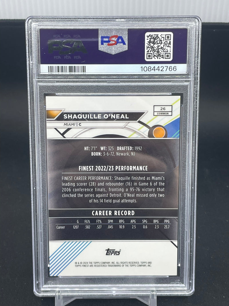 2023 TOPPS FINEST - RED/BLACK GEOMETRIC - S. O'NEAL - #26 - #'D/20 - PSA 10