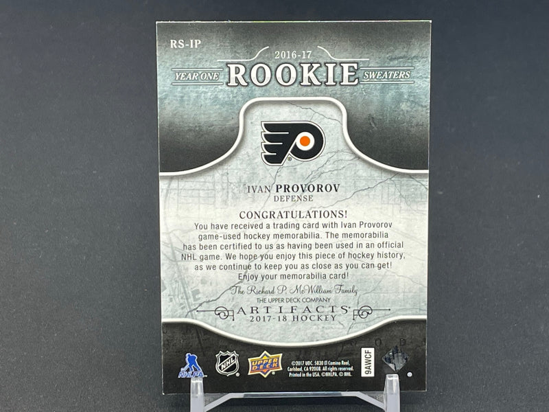 2017 UPPER DECK ARTIFACTS - YEAR ONE ROOKIE SWEATERS - I. PROVOROV -