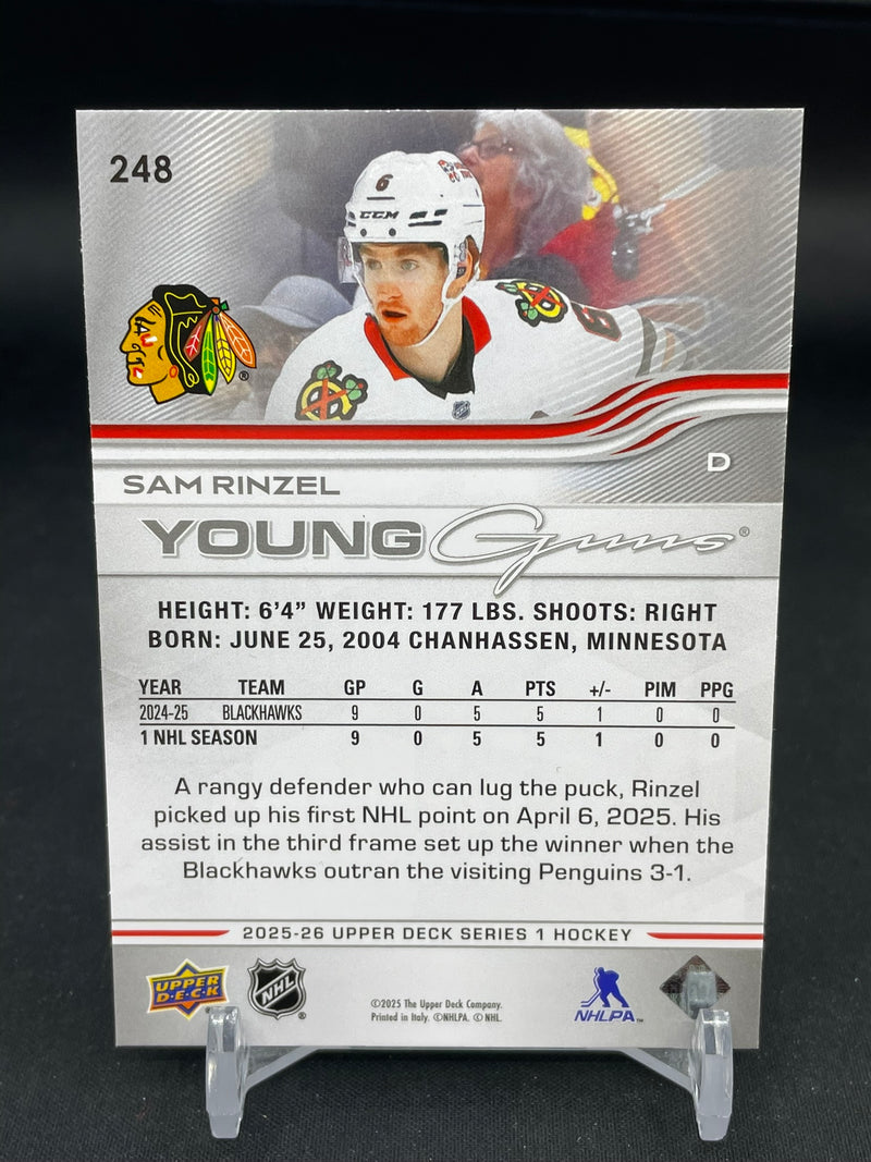2025 UPPER DECK SERIES ONE - YOUNG GUNS - S. RINZEL -