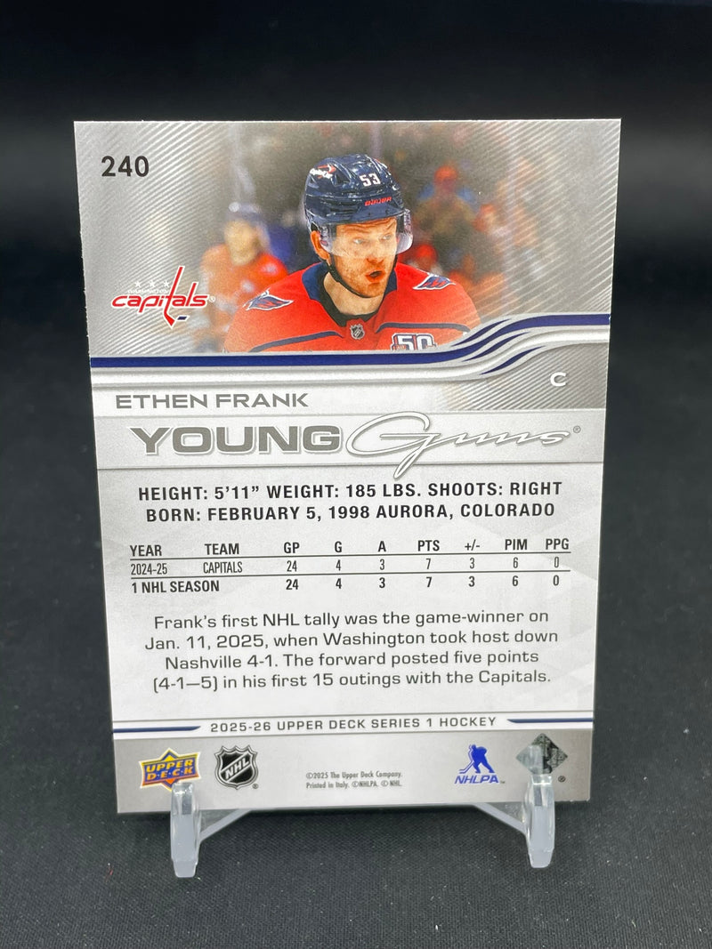2025 UPPER DECK SERIES ONE - YOUNG GUNS - E. FRANK -
