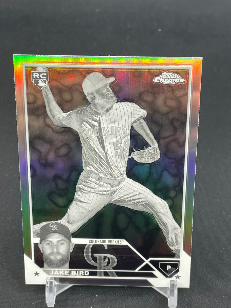 2023 TOPPS CHROME UPDATE - NEGATIVE REFRACTOR - J. BIRD -