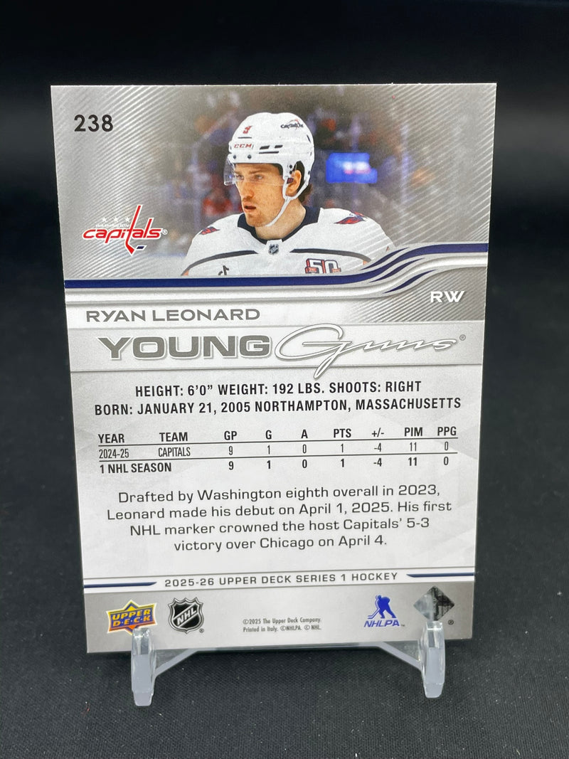 2025 UPPER DECK SERIES ONE - YOUNG GUNS - R. LEONARD -