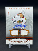 2021 UPPER DECK ARTIFACTS - ORANGE - P. KANE - #103 - #'D/5 - DUAL RELIC - AUTOGRAPH