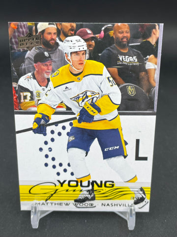2025 UPPER DECK SERIES ONE - YOUNG GUNS - M. WOOD - #228 - RC