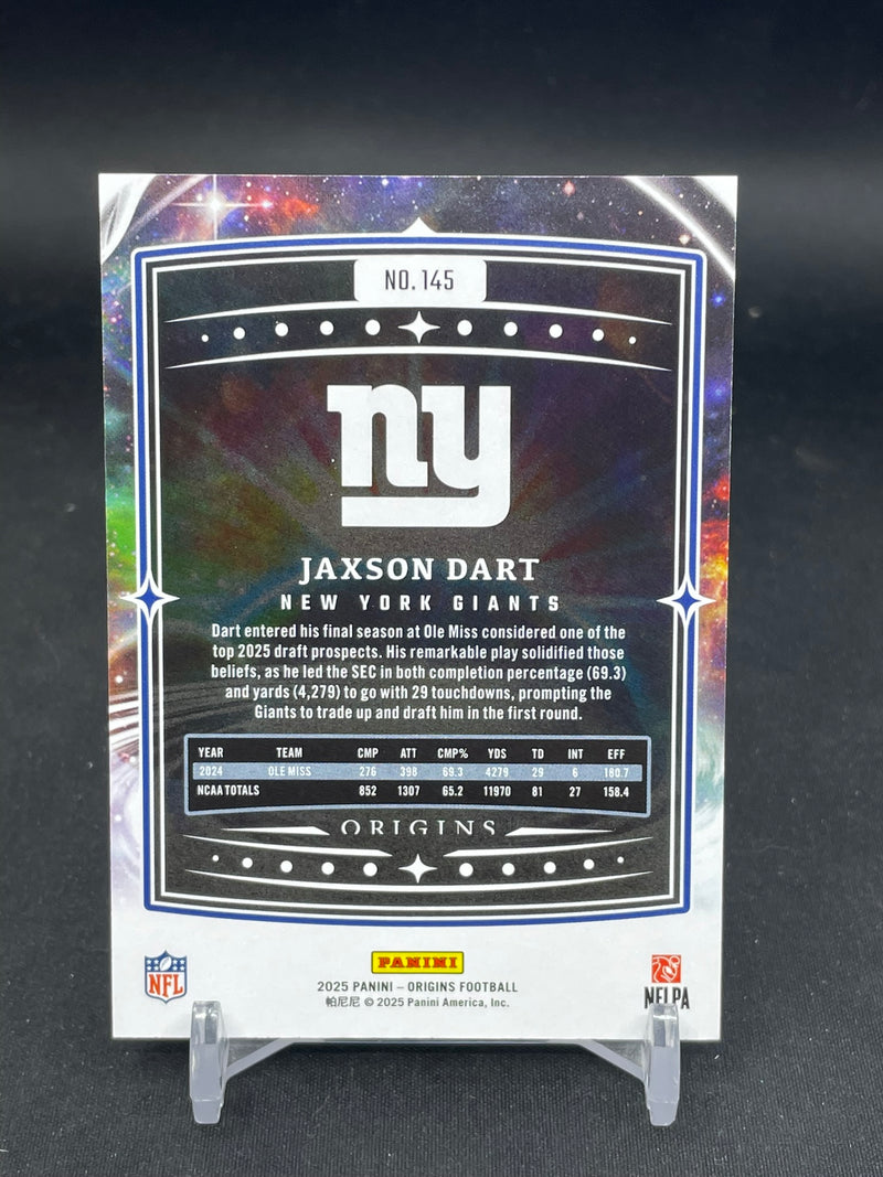 2025 PANINI ORIGINS - BLUE - J. DART - #145 - #'D/99 - RC