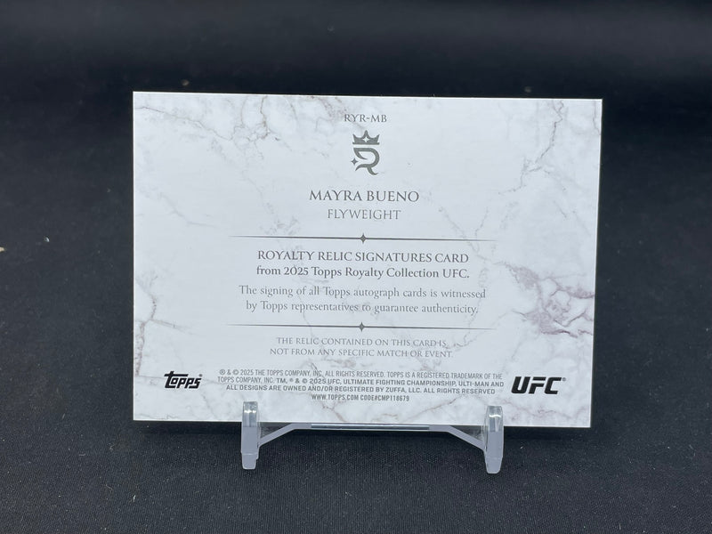 2025 TOPPS ROYALTY - BLUE - M. BUENO - #RYR-MB - #'D/25 - RELIC - AUTOGRAPH