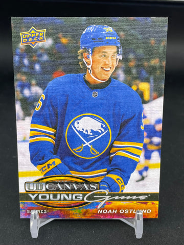 2025 UPPER DECK SERIES ONE - UD CANVAS - YOUNG GUNS - N. OSTLUND - #C-112 - RC