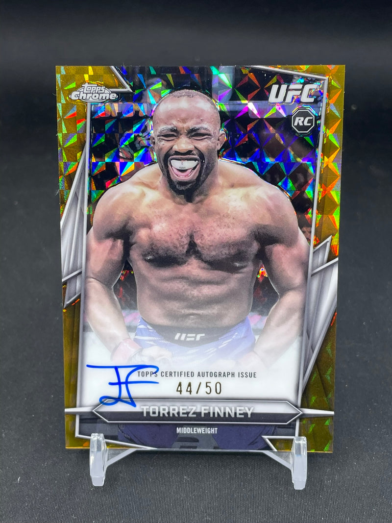 2026 TOPPS CHROME - GOLD GEOMETRIC - T. FINNEY - #BAV-TF - #'D/50 - AUTOGRAPH - RC