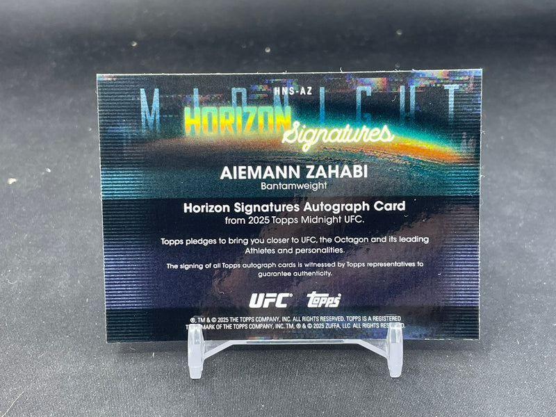 2025 TOPPS MIDNIGHT - HORIZON SIGNATURES - A. ZAHABI - #HNS-AZ - #'D/75 - AUTOGRAPH