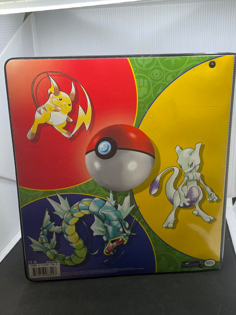 1999 POKEMON WIZARDS OF THE COAST BINDER (IN USED CONDITION