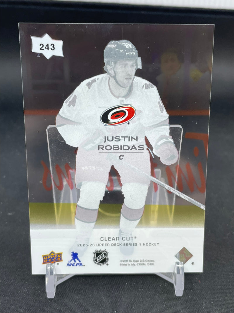 2025 UPPER DECK SERIES ONE - CLEAR CUT - YOUNG GUNS - J. ROBIDAS -