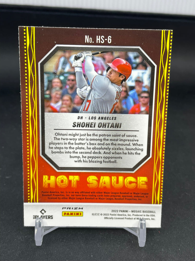 2022 PANINI MOSAIC - GREEN MOSAIC PRIZM - HOT SAUCE - S. OHTANI -