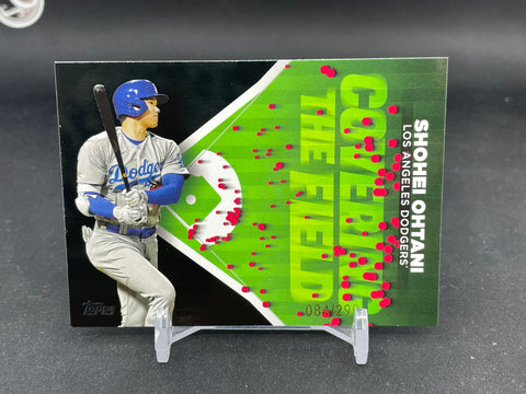 2024 TOPPS SERIES TWO - BLACK - COVERING THE FIELD - S. OHTANI - #CTF-3 - #'D/299