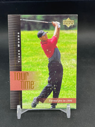 2001 UPPER DECK - TOUR TIME - T. WOODS - #176