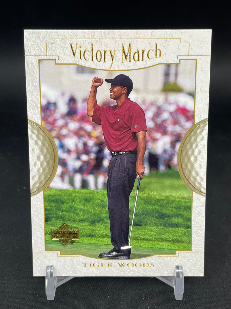 2001 UPPER DECK - VICTORY MARCH - T. WOODS -