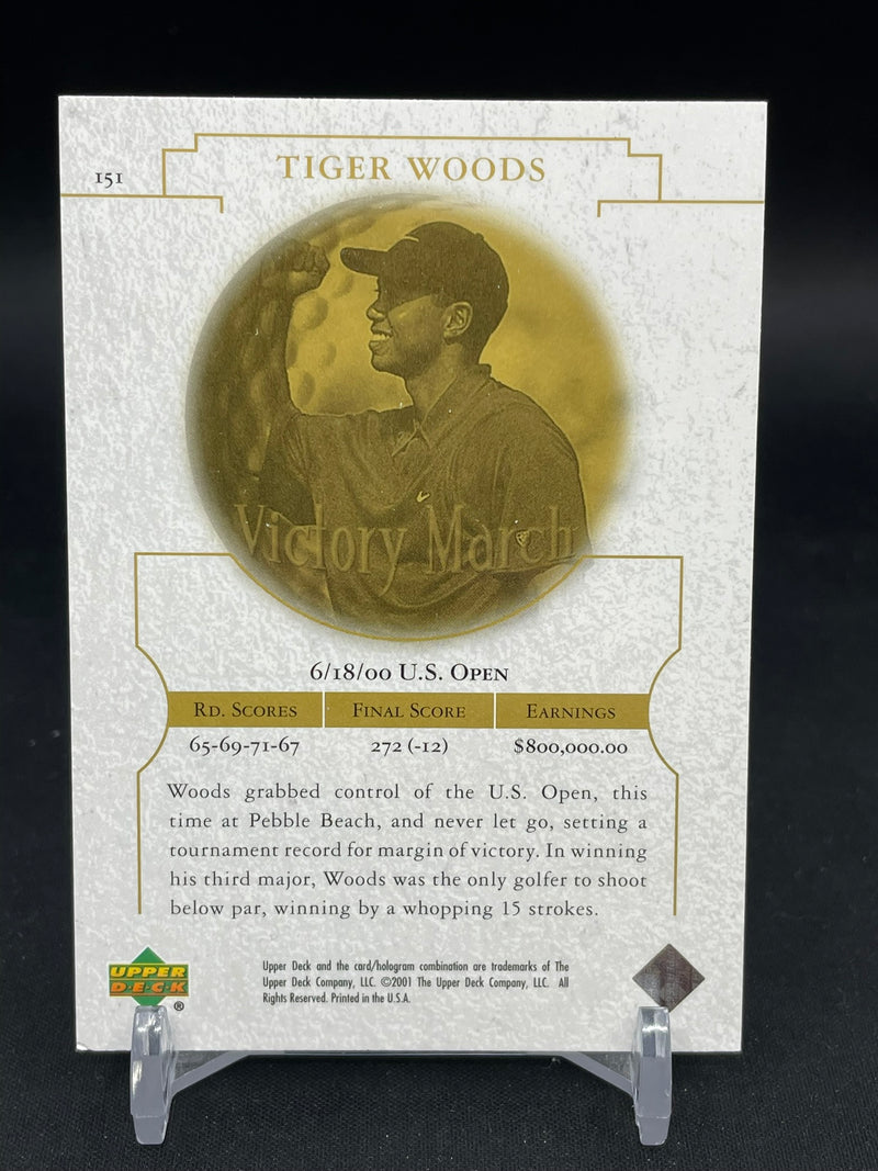 2001 UPPER DECK - VICTORY MARCH - T. WOODS -
