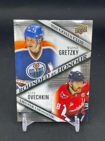 2023 UPPER DECK TIM HORTONS - BOUNDED BY HONOUR - W. GRETZKY / A. OVECHKIN - #BH-1