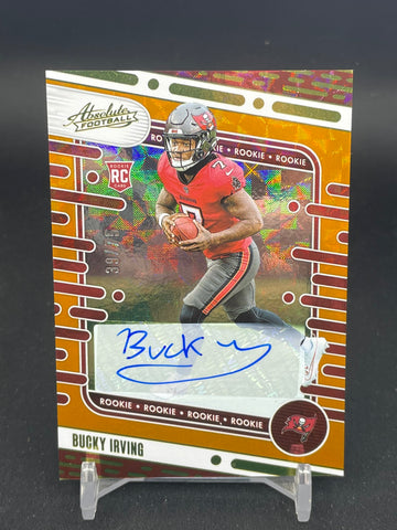 2024 PANINI ABSOLUTE - ORANGE SPECTRUM - B. IRVING - #186 - #'D/75 - AUTOGRAPH - RC