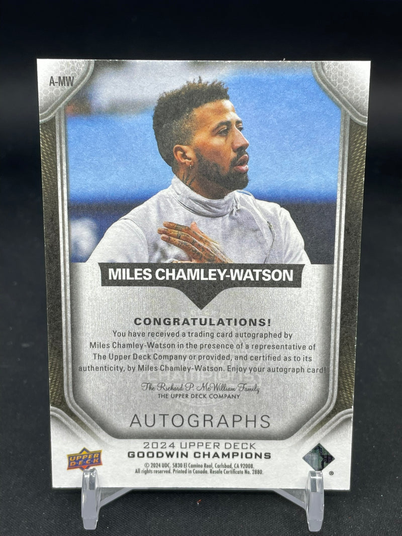 2024 UPPER DECK GOODWIN CHAMPIONS - M. CHAMLEY-WATSON - AUTOGRAPH
