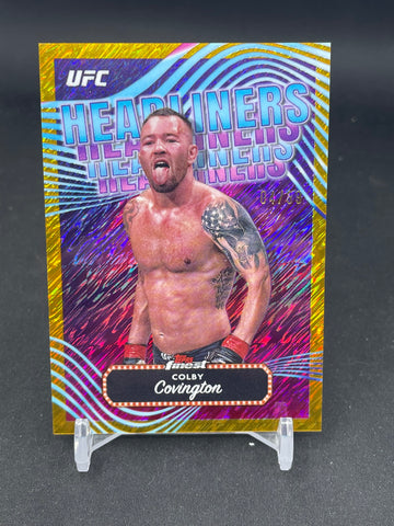 2024 TOPPS FINEST - GOLD SHIMMER - HEADLINERS - C. COVINGTON - #HDL-24 - #'D/39