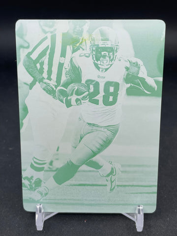 2020 PANINI LUMINANCE - PRINTING PLATE - YELLOW PLATE - VINTAGE PERFORMERS - M. FAULK - #3 - #1/1