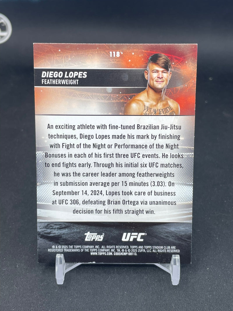 2025 TOPPS STADIUM CLUB - PURPLE - D. LOPES - #118 - #'D/75