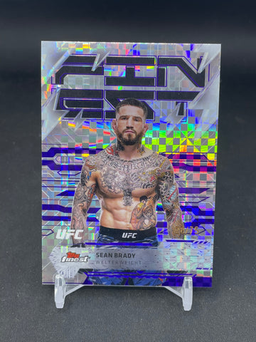 2025 TOPPS FINEST - CHECKERBOARD REFRACTOR - S. BRADY - #293 - #'D/75