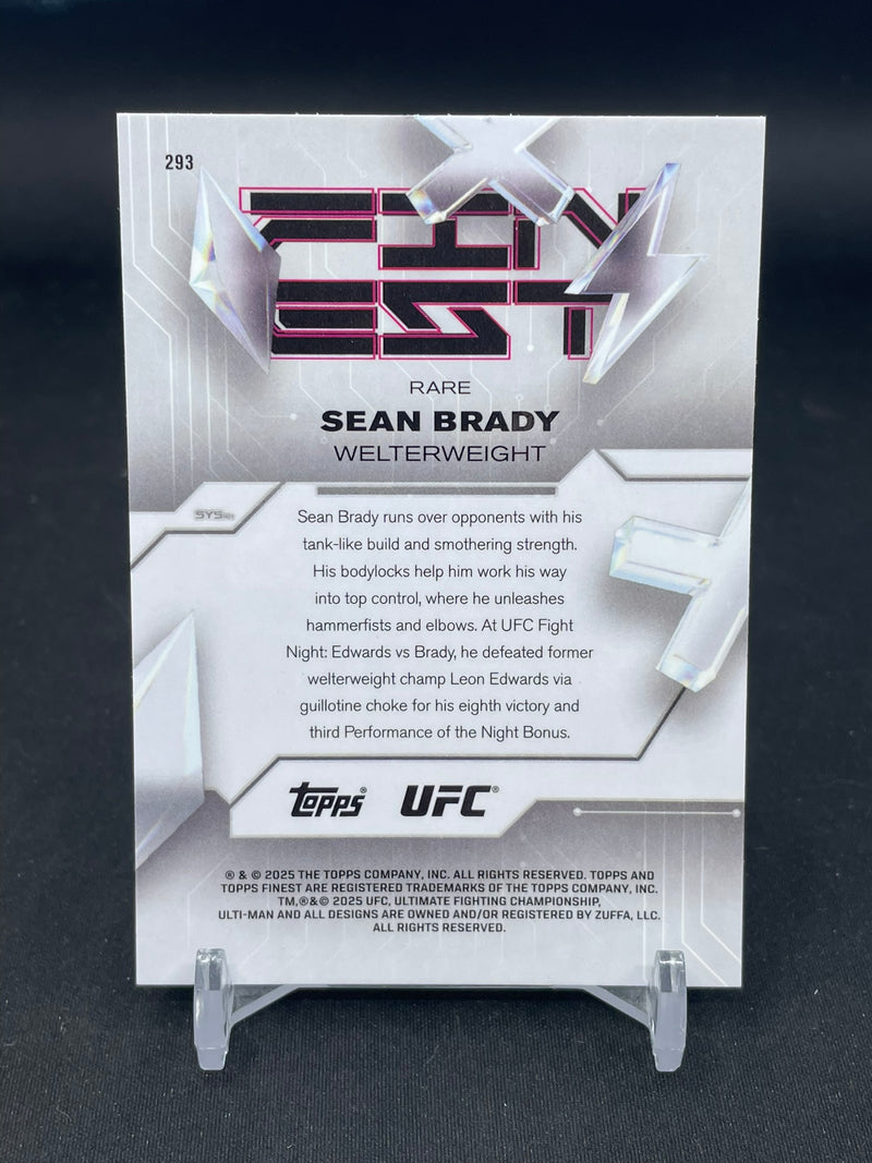 2025 TOPPS FINEST - CHECKERBOARD REFRACTOR - S. BRADY - #293 - #'D/75