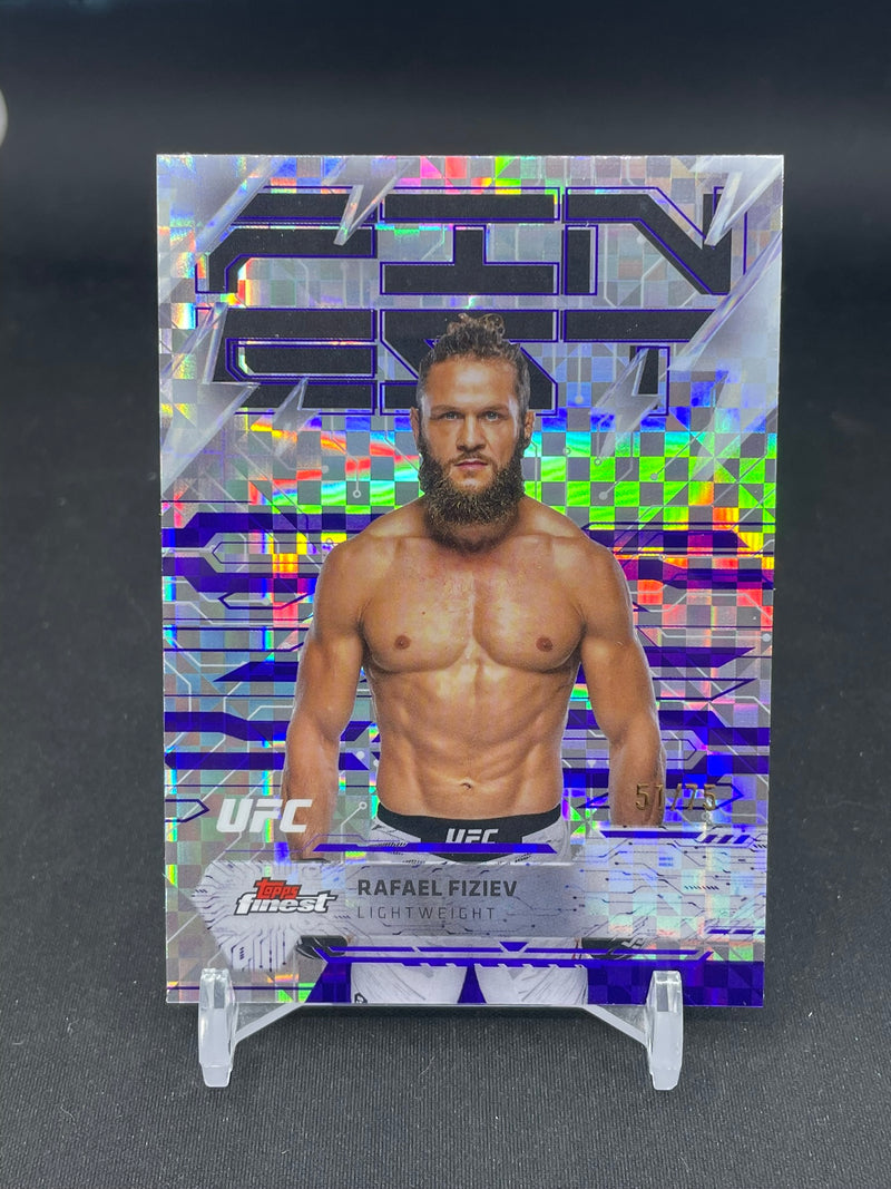 2025 TOPPS FINEST - CHECKERBOARD REFRACTOR - R. FIZIEV - #286 - #'D/75