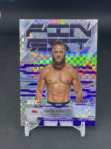 2025 TOPPS FINEST - CHECKERBOARD REFRACTOR - R. FIZIEV - #286 - #'D/75