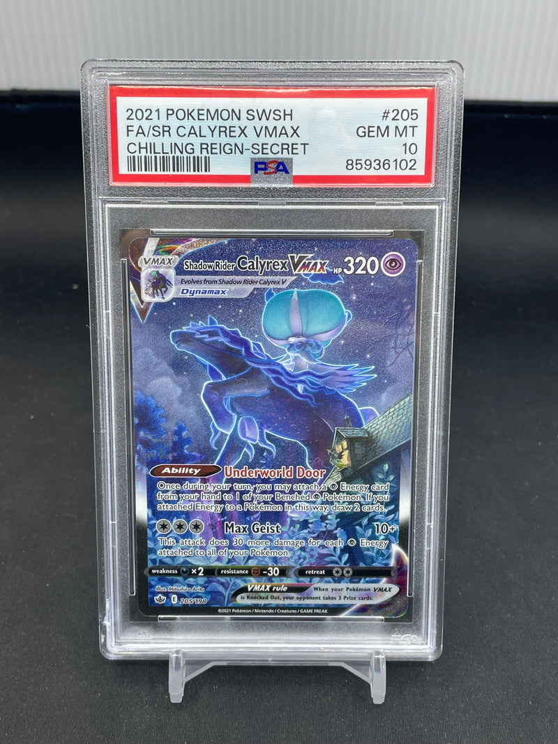 POKEMON - CHILLING REIGN - SHADOW RIDER CALYREX VMAX - ALTERNATE ART -