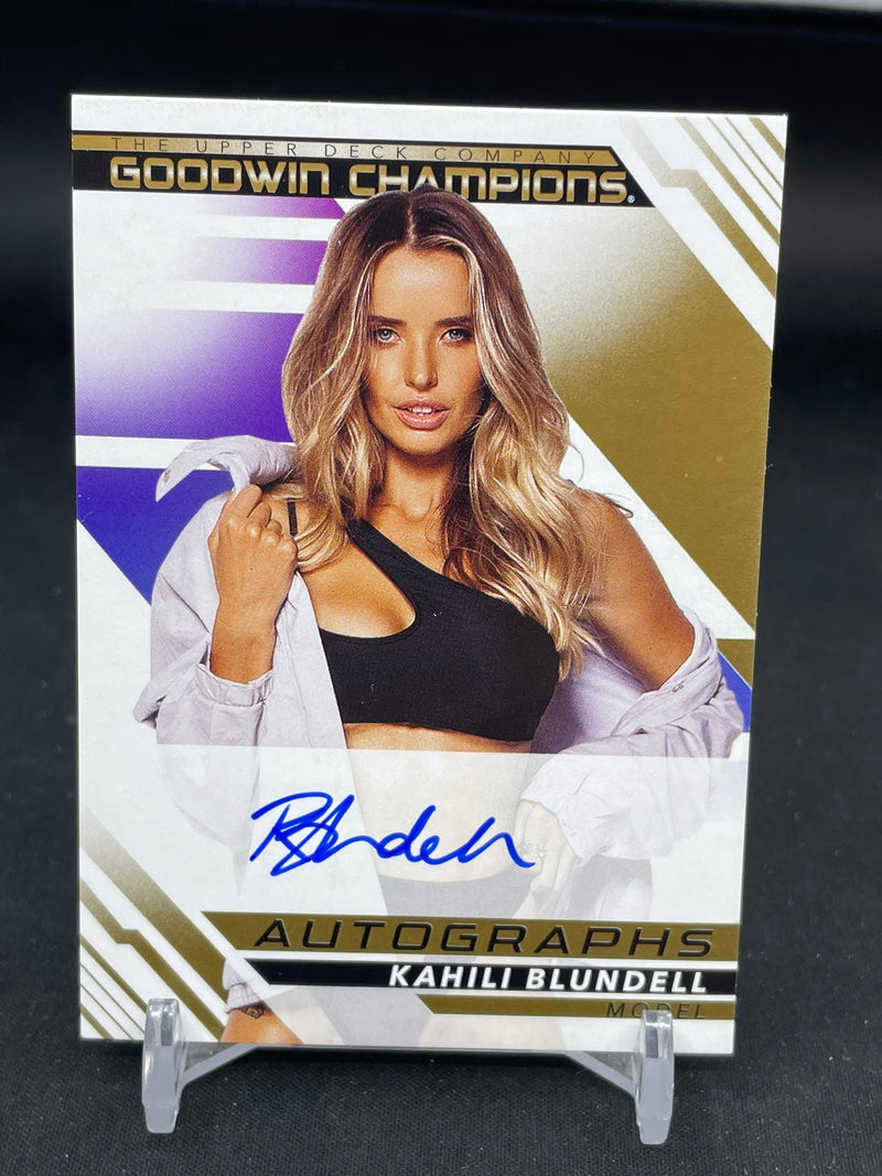 2022 UPPER DECK GOODWIN CHAMPIONS - K. BLUNDELL -