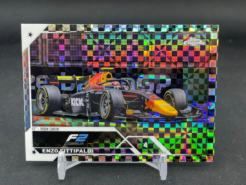 2023 TOPPS CHROME F1 - CHECKER FLAG X-FRACTOR - SINGLES - SELECT YOUR PLAYERS