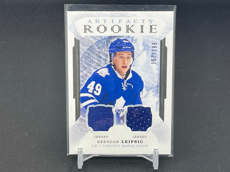 2016 UPPER DECK ARTIFACTS - ROOKIE - B. LEIPSIC - #170 - #'D/399 - DUAL RELIC - RC