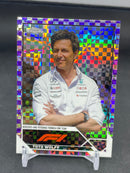 2023 TOPPS CHROME F1 - PURPLE CHECKER - T. WOLFF - #92 - #'D/199