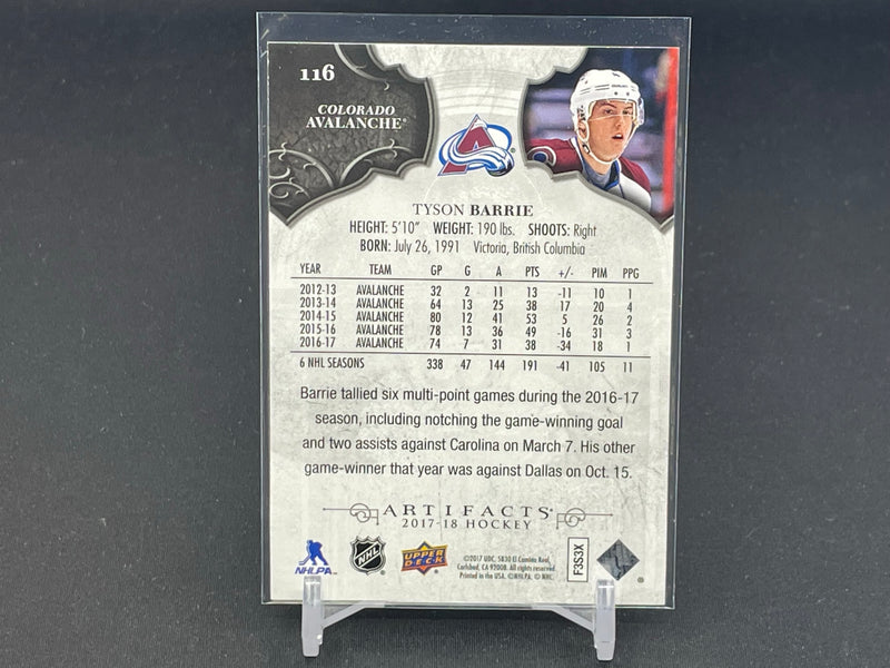 2017 UPPER DECK ARTIFACTS - EMERALD - T. BARRIE - #116 - #'D/99
