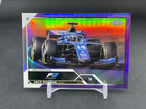 2023 TOPPS CHROME F1 - PURPLE REFRACTOR - J. DOOHAN - #124 - #'D/399
