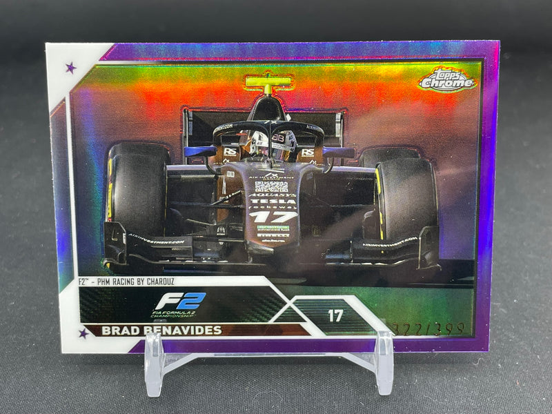 2023 TOPPS CHROME F1 - PURPLE REFRACTOR - B. BENAVIDES - #141 - #'D/399