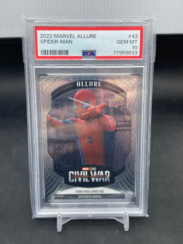 2022 UPPER DECK MARVEL ALLURE - SPIDER-MAN - #43 - PSA 10