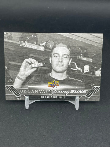 2023 UPPER DECK EXTENDED SERIES - B/W - UD CANVAS - YOUNG GUNS - L. CARLSSON - #C362 - RC